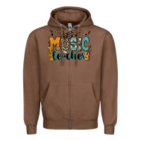 Chestnut music teacher Zipper Hoodie - RanaPortraitStore