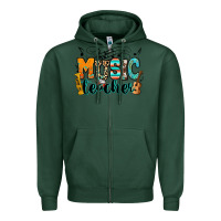 Sports Green music teacher Zipper Hoodie - RanaPortraitStore