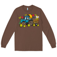 Chestnut softball tractor Long Sleeve Tee - SublimationCraftShop