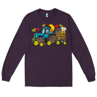 Plum softball tractor Long Sleeve Tee - SublimationCraftShop