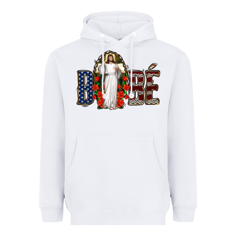 Bebe Jesus Christ Heavyweight Hoodie by Jasminsmagicworld | Teevron