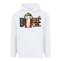 White bebe jesus christ Heavyweight Hoodie - Jasminsmagicworld