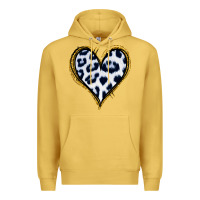Antique Gold Dalmatians Heart Gold Glitter Premium Hoodie - Jasminsmagicworld