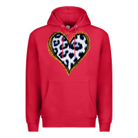 Cardinal Dalmatians Heart Gold Glitter Premium Hoodie - Jasminsmagicworld