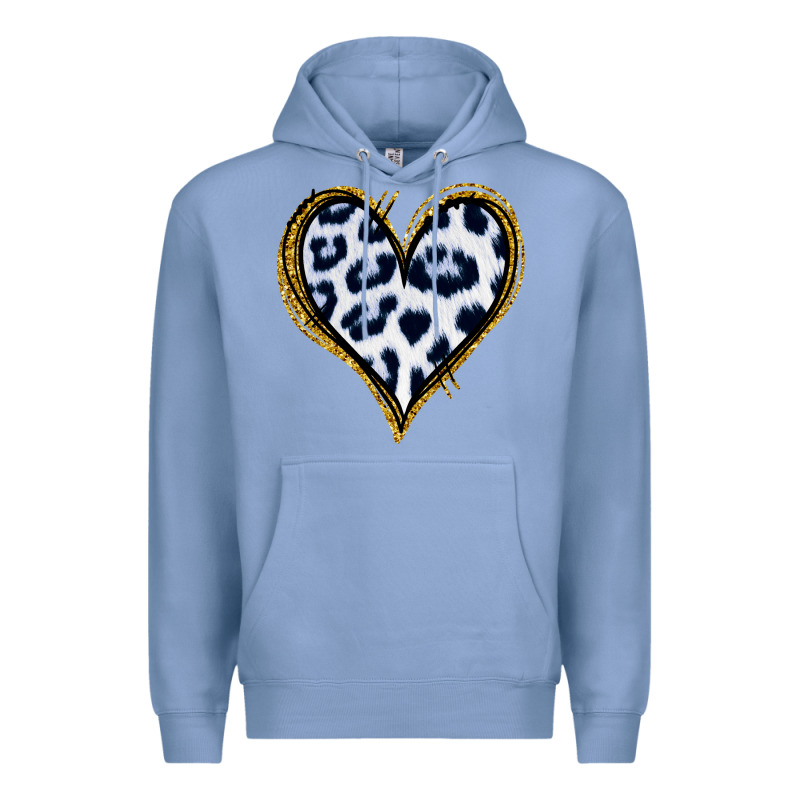 Dalmatians Heart Gold Glitter Premium Hoodie by Jasminsmagicworld | Teevron