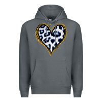 Rock Dalmatians Heart Gold Glitter Premium Hoodie - Jasminsmagicworld