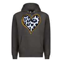 Smoke Dalmatians Heart Gold Glitter Premium Hoodie - Jasminsmagicworld