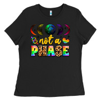 Black not a phase pride moon Ladies Tee - LillyAllenDesigns