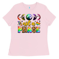 Bubblegum Pink not a phase pride moon Ladies Tee - LillyAllenDesigns