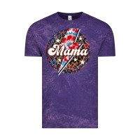 Cloud Purple Western Mama Patriotic 4th of July Vintage Tee - LillyAllenDesigns