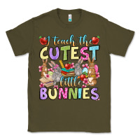 Army Green Easter Day I teach the cutest little bunnies Classic Tee - OliviaCreatesArt