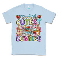 Dusty Blue Easter Day I teach the cutest little bunnies Classic Tee - OliviaCreatesArt