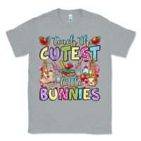 Heather Grey Easter Day I teach the cutest little bunnies Classic Tee - OliviaCreatesArt