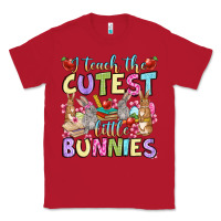 Red Easter Day I teach the cutest little bunnies Classic Tee - OliviaCreatesArt