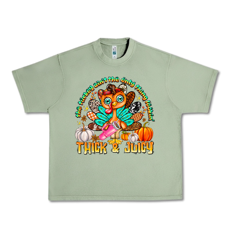 The Turkey Ain’t The Only Thing Lookin Thick & J Urban Heavy Tee by CowhideDigitalArt | Teevron