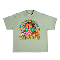 Oil Green The Turkey Ain’t The Only Thing Lookin Thick & J Urban Heavy Tee - CowhideDigitalArt