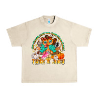 Sandshell The Turkey Ain’t The Only Thing Lookin Thick & J Urban Heavy Tee - CowhideDigitalArt