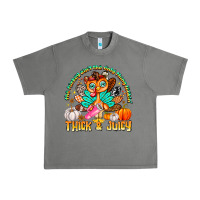 Tornado The Turkey Ain’t The Only Thing Lookin Thick & J Urban Heavy Tee - CowhideDigitalArt