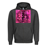 Charcoal Heather strong breast cancer Zipper Hoodie - RanaPortraitStore