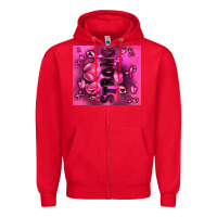 Red strong breast cancer Zipper Hoodie - RanaPortraitStore