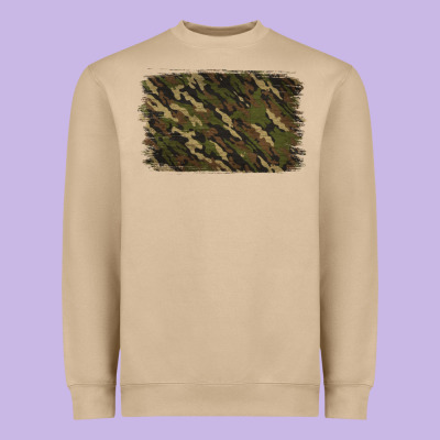 Camouflage Background Heavyweight Sweatshirt Designed By Jasminsmagicworld
