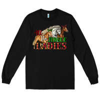 Black all the jingle ladies christmas horses Long Sleeve Tee - LillyAllenDesigns