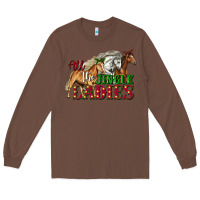 Chestnut all the jingle ladies christmas horses Long Sleeve Tee - LillyAllenDesigns