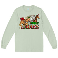 Matcha all the jingle ladies christmas horses Long Sleeve Tee - LillyAllenDesigns