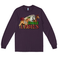 Plum all the jingle ladies christmas horses Long Sleeve Tee - LillyAllenDesigns