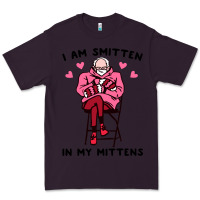 Plum funny i am smitten in my mittens bernie Premium Tee - artisFamous