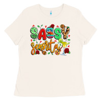 Bone sassy senorita Ladies Tee - LillyAllenDesigns