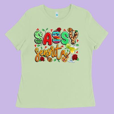 Sassy Senorita Ladies Tee Designed By Lillyallendesigns