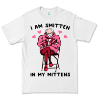 Funny I Am Smitten In My Mittens Bernie Premium Tee | Teevron
