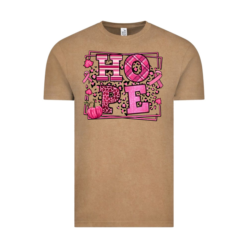 Hope Breast Cancer Awareness Fall Vintage Tee by LillyAllenDesigns | Teevron