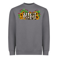 Storm Cactus Cowhide Sunflower Mama and Mini Set Heavyweight Sweatshirt - Jasminsmagicworld