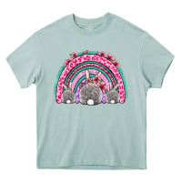 Easter Bunny Rainbow Heavy Core Tee | Teevron