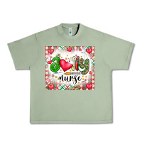 Oil Green Joly Nurse Urban Heavy Tee - CowhideDigitalArt
