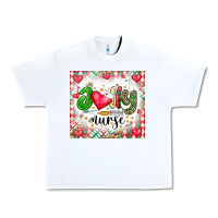 White Joly Nurse Urban Heavy Tee - CowhideDigitalArt