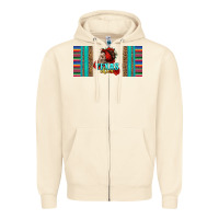 Sandshell texas chica skull with bandana Zipper Hoodie - Jasminsmagicworld
