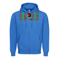 True Royal texas chica skull with bandana Zipper Hoodie - Jasminsmagicworld
