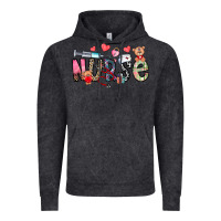 Vintage Black Nurse Valentines Day Vintage Hoodie - CowhideDigitalArt