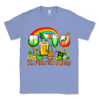 Colony Blue St. Patrick's wine glasses Classic Tee - OliviaCreatesArt