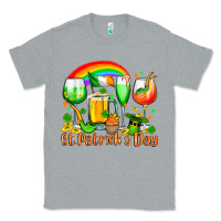 Heather Grey St. Patrick's wine glasses Classic Tee - OliviaCreatesArt
