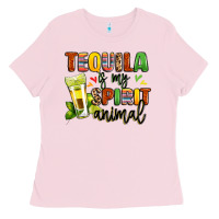 Bubblegum Pink tequila is my spirit animal Ladies Tee - LillyAllenDesigns