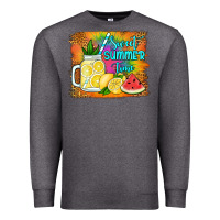 Charcoal Heather sweet summer time Premium Sweatshirt - Jasminsmagicworld