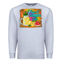 Heather Grey sweet summer time Premium Sweatshirt - Jasminsmagicworld