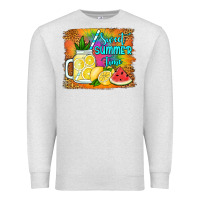 Oatmeal Heather sweet summer time Premium Sweatshirt - Jasminsmagicworld