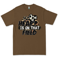 Cacao my heart is on that field soccer Premium Tee - FaDigitalArtStudio