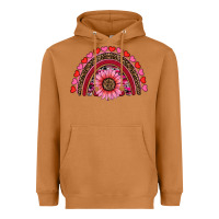 Meerkat valentine's day sunflower rainbow Heavyweight Hoodie - RanaPortraitStore