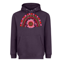 Plum valentine's day sunflower rainbow Heavyweight Hoodie - RanaPortraitStore